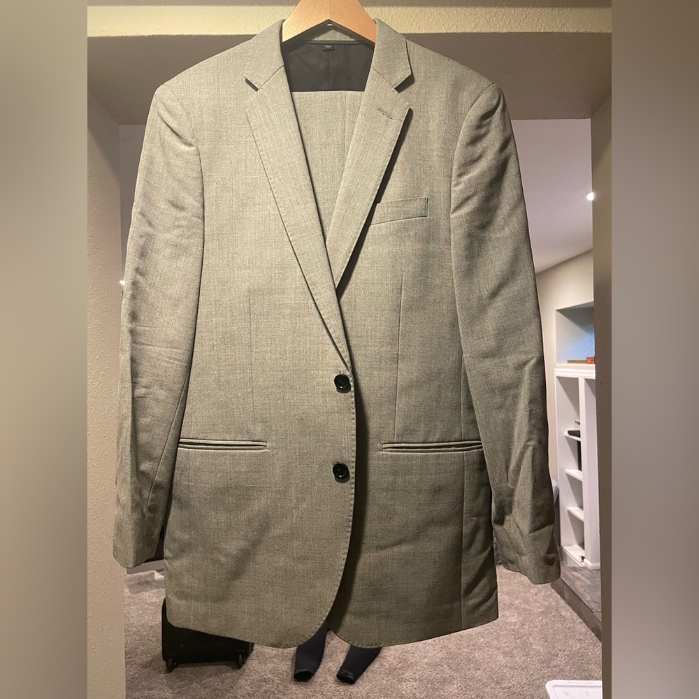 J. Crew Grey Suit